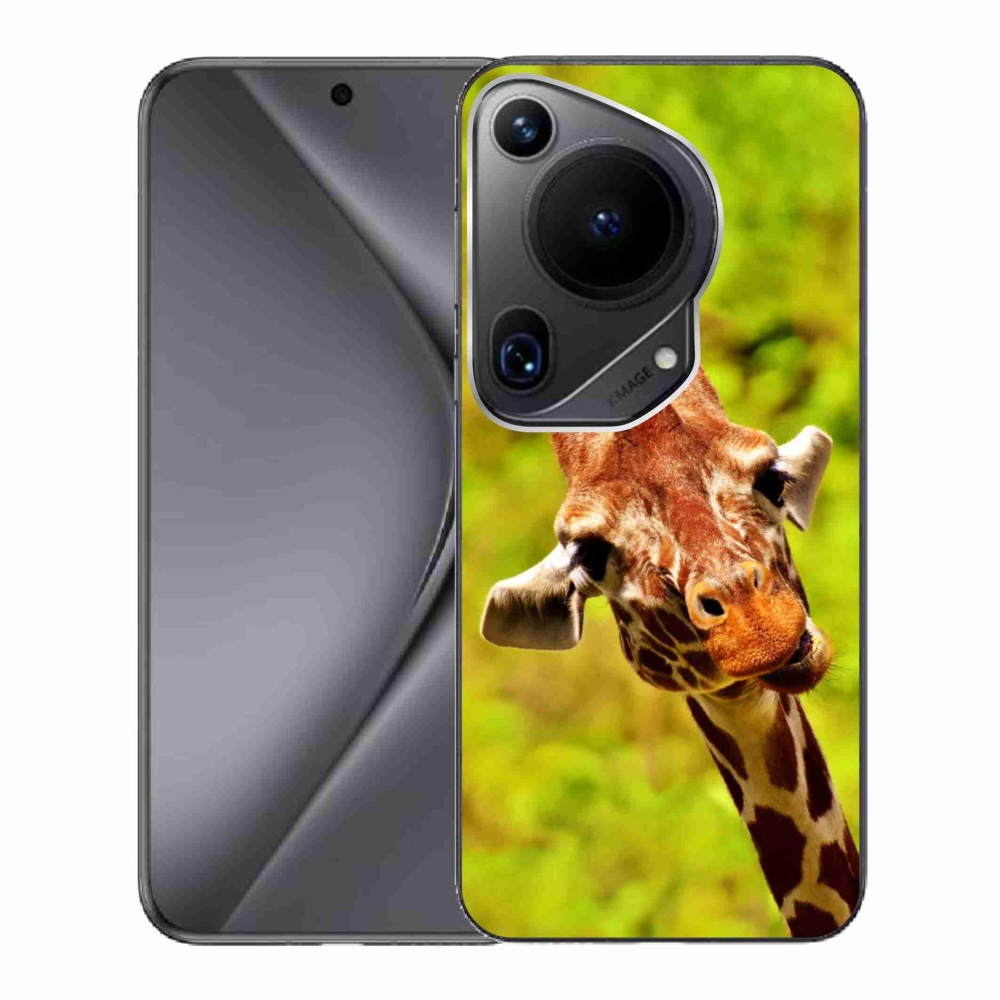 Zselés borítás mmCase a Huawei Pura 70 Ultra készülékhez - zsiráf