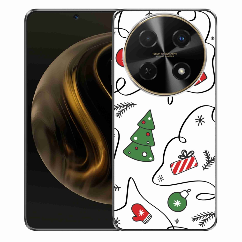 Gél borító mmCase a Huawei Nova 12i készülékhez - karácsonyi motívumok
