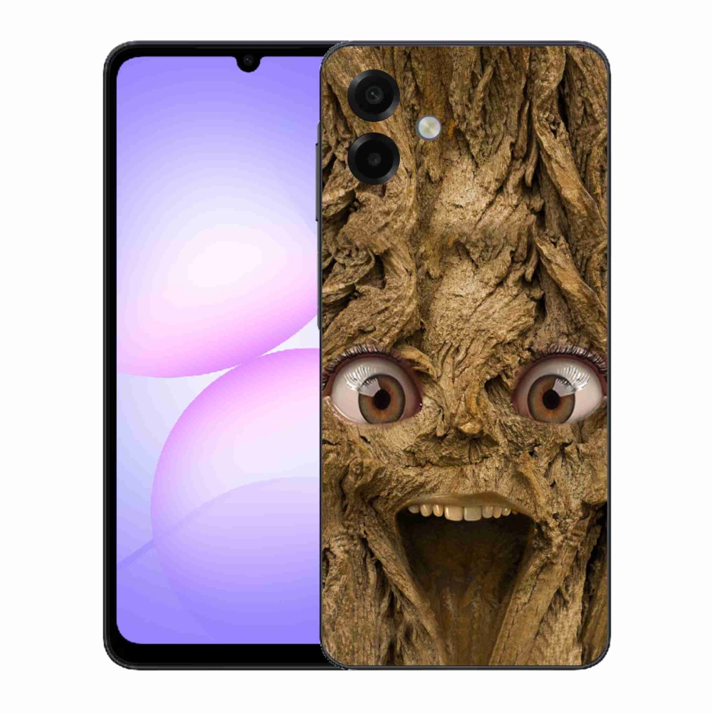 Gél borító mmCase Samsung Galaxy A07 4G - vidám fa szemekkel