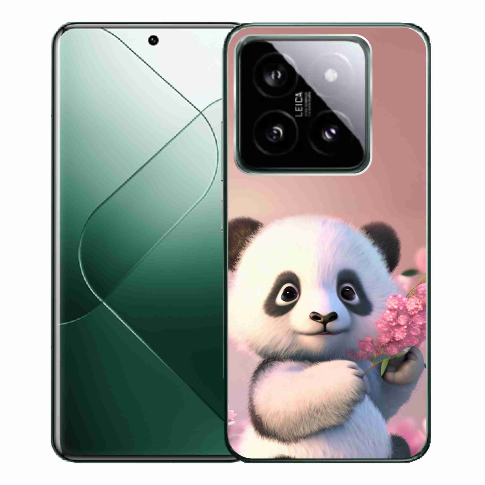 Gél borítás mmCase a Xiaomi 14 Pro számára - aranyos panda