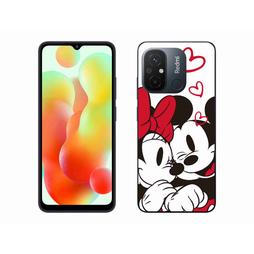 Gél borítás mmCase a Xiaomi Redmi 12C-hez - minnie és mickey