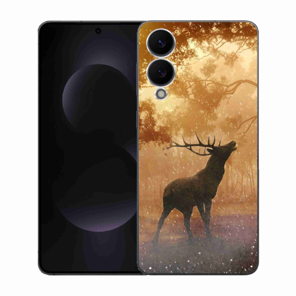 Zselés borítás mmCase Samsung Galaxy S25 Edge készülékhez - szarvas a vadászaton