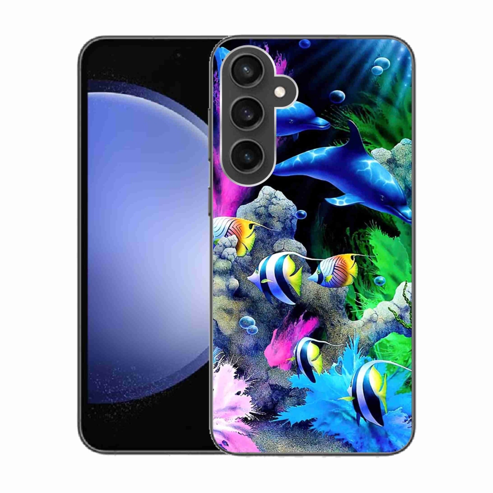 Gél tok mmCase Samsung Galaxy S23 FE készülékhez - tengeri világ