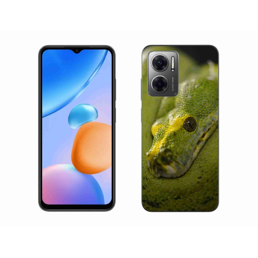 Gél borítás mmCase a Xiaomi Redmi 10 5G-hez - kígyó 2