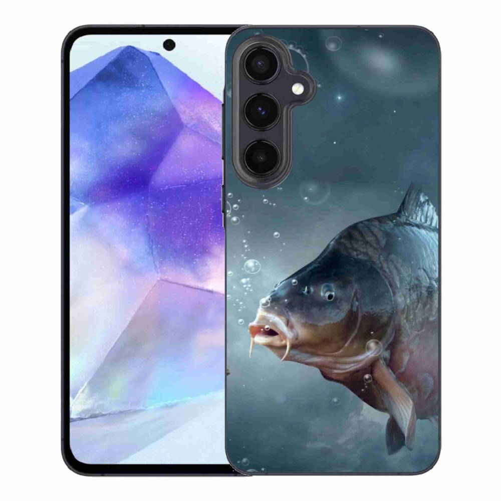 Gél borítás mmCase Samsung Galaxy A55 5G - ponty és buborékok