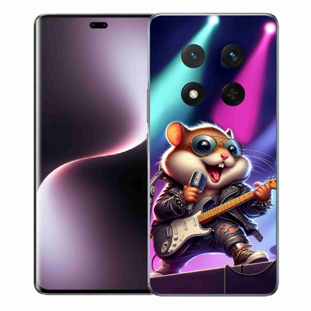 Gél borítás mmCase a Honor Magic 7 Lite 5G számára - hörcsög hintaló