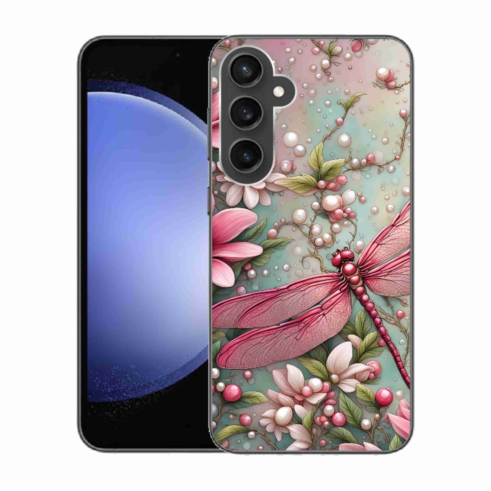 Zselés borítás mmCase Samsung Galaxy S23 FE készülékhez - szitakötő