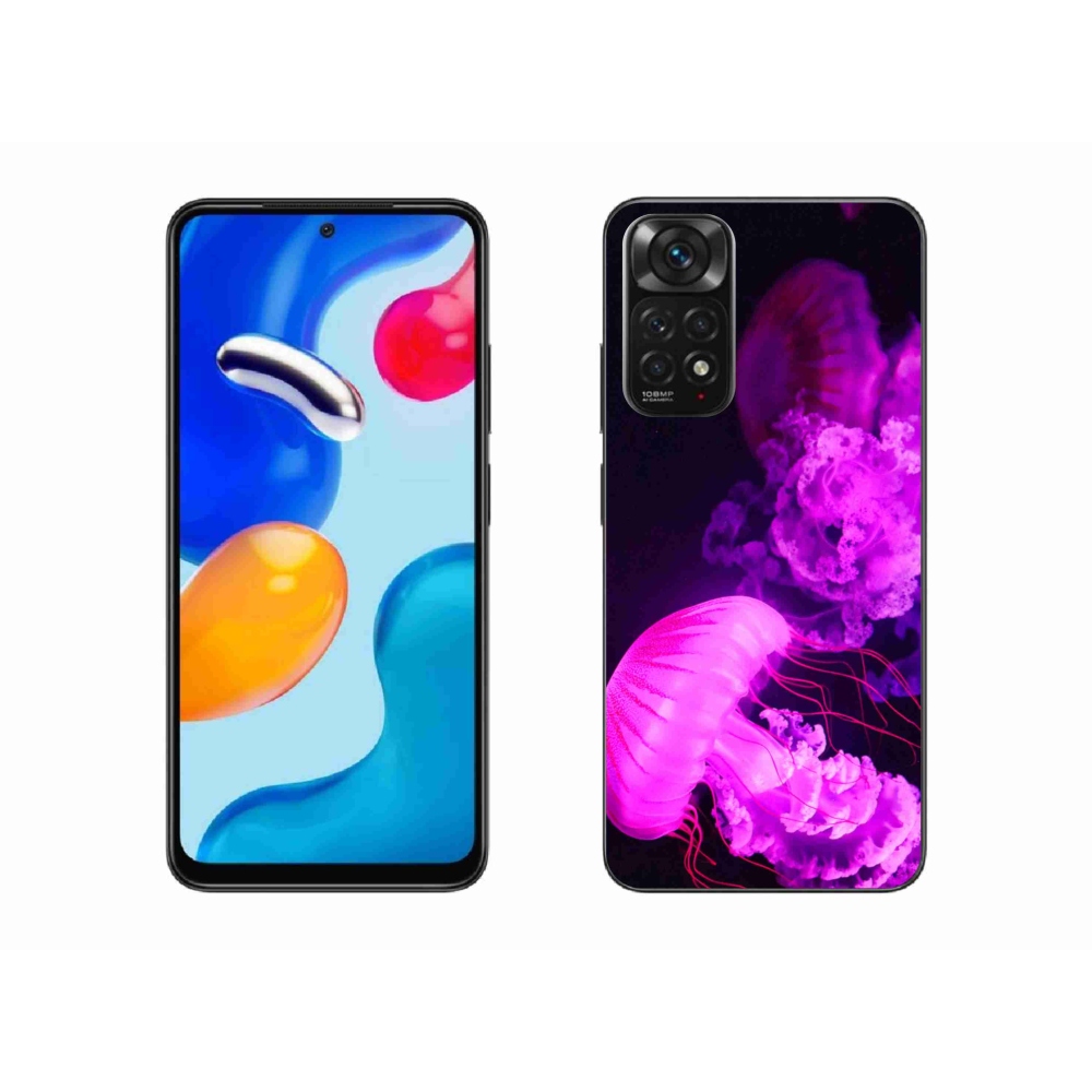 Gél borítás mmCase a Xiaomi Redmi Note 11 4G-hez - medúza 1