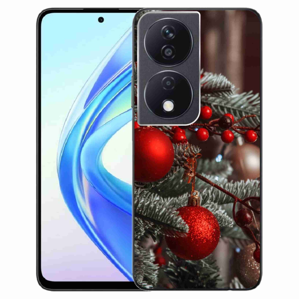 Gél borítás mmCase a Honor X7b/Honor 90 Smart számára - karácsonyi dekorációk 2