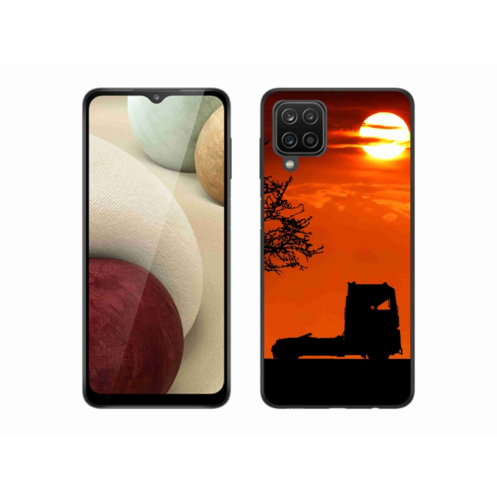 Gél borítás mmCase Samsung Galaxy A12 - teherautó 3