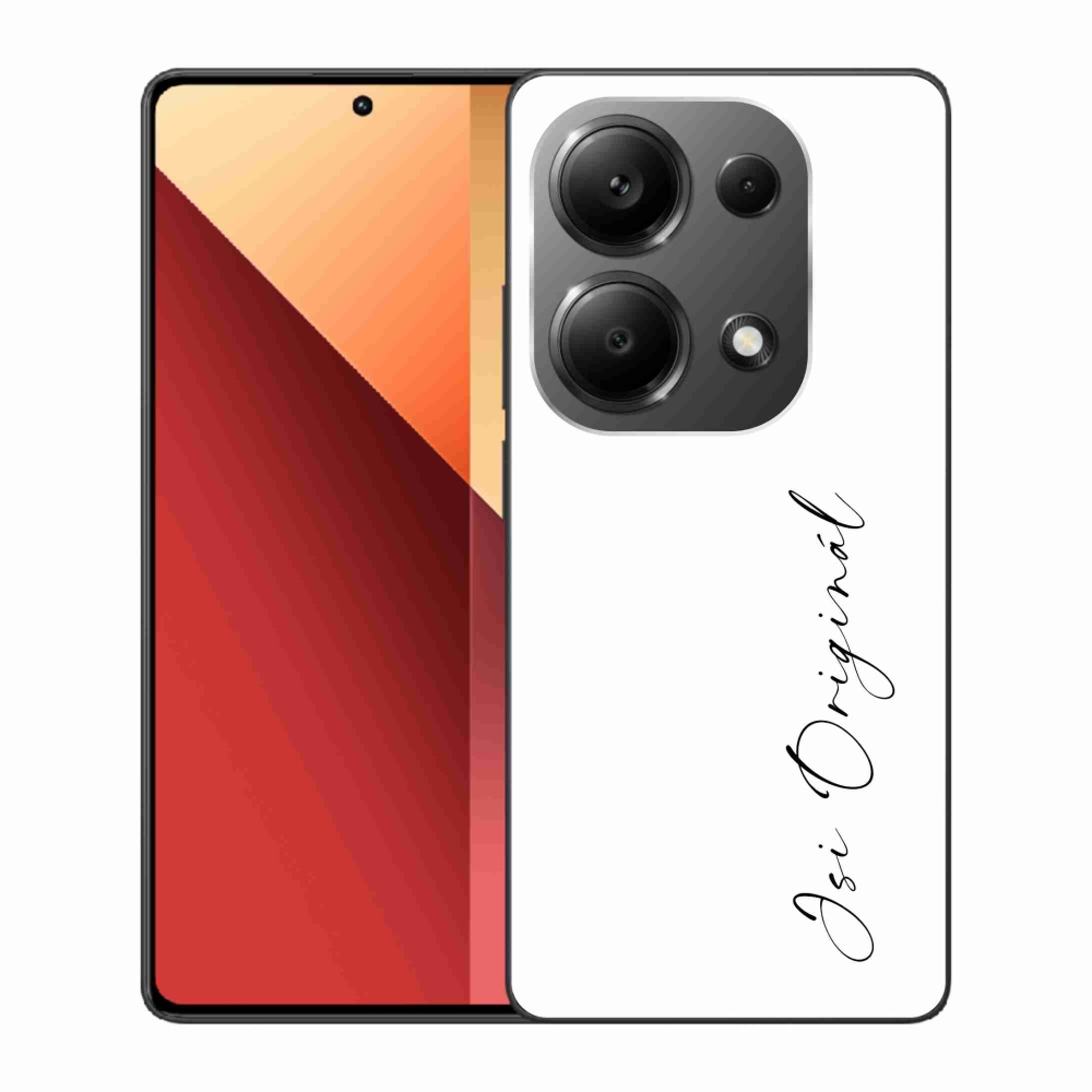 Gél borító mmCase a Xiaomi Redmi Note 13 Pro 4G/Poco M6 Pro - te vagy az eredeti fehér háttérrel