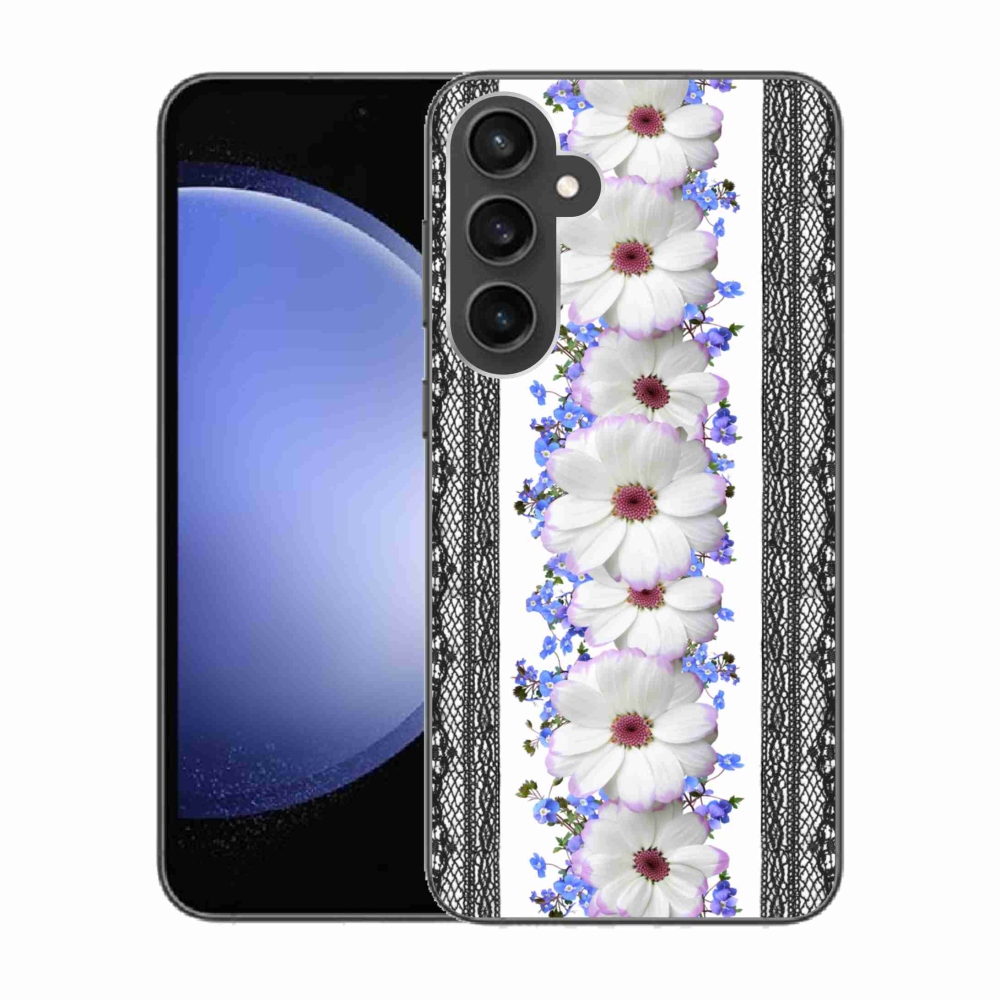 Gél borítás mmCase Samsung Galaxy S23 FE - virágok 8