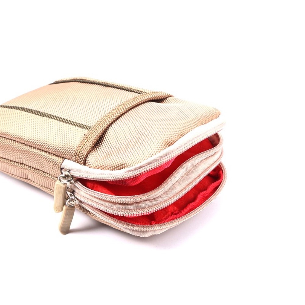 Hang univerzális övtáska 175 x 110 x 20 mm - khaki színű