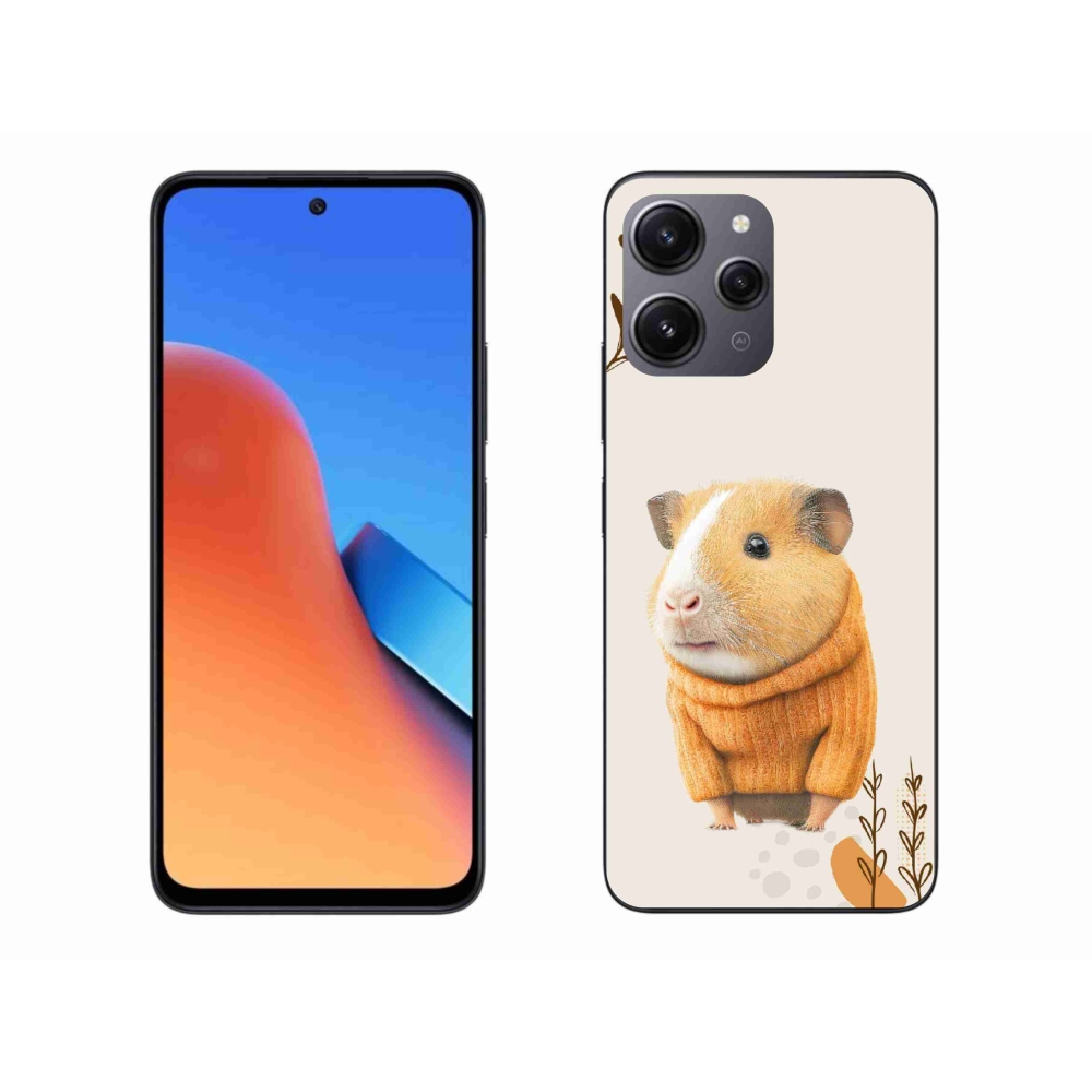 Gél borítás mmCase a Xiaomi Redmi 12-hez - tengerimalac a pulóverben