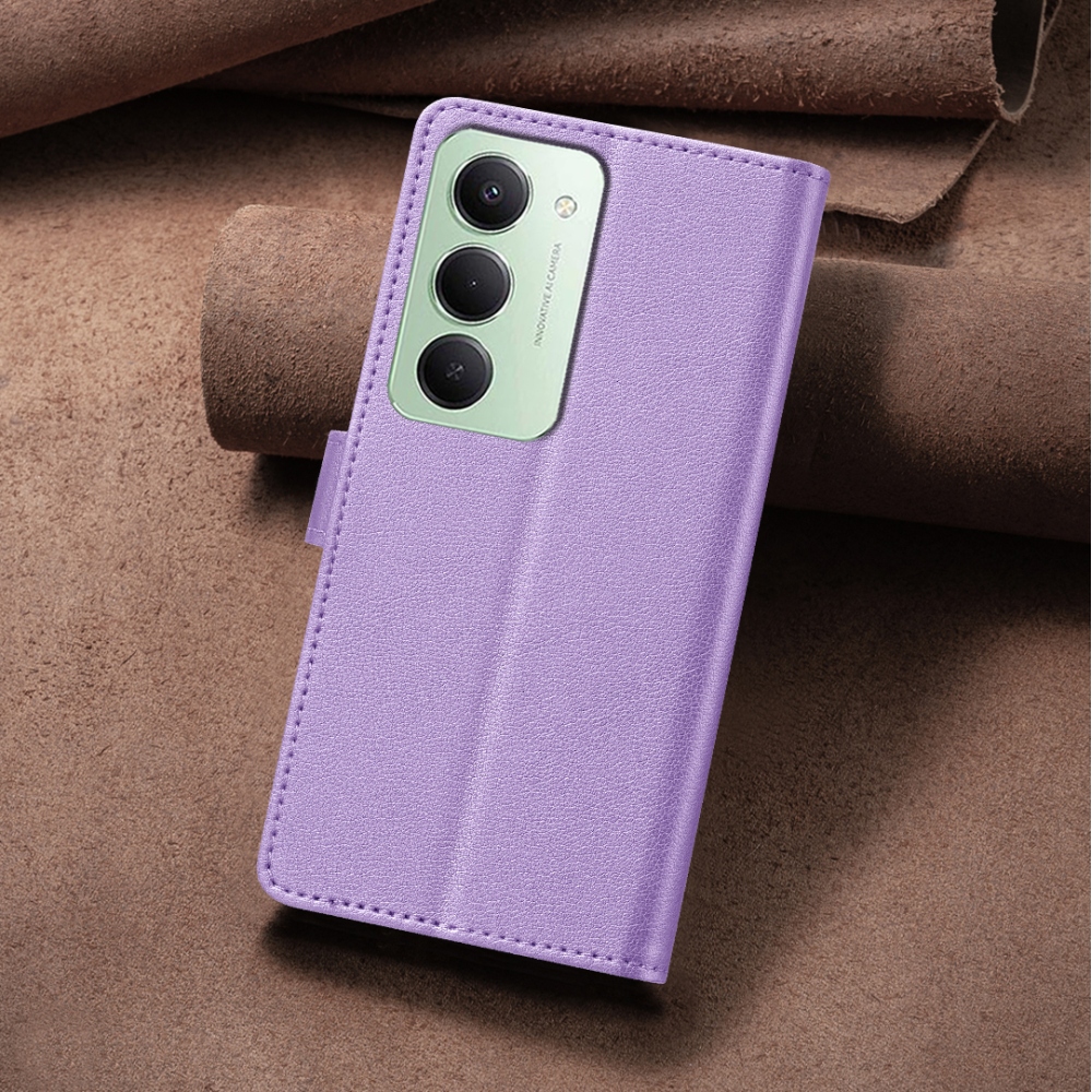 BINFEN könyvtáska Xiaomi Redmi 15 5G (169mm) - lila