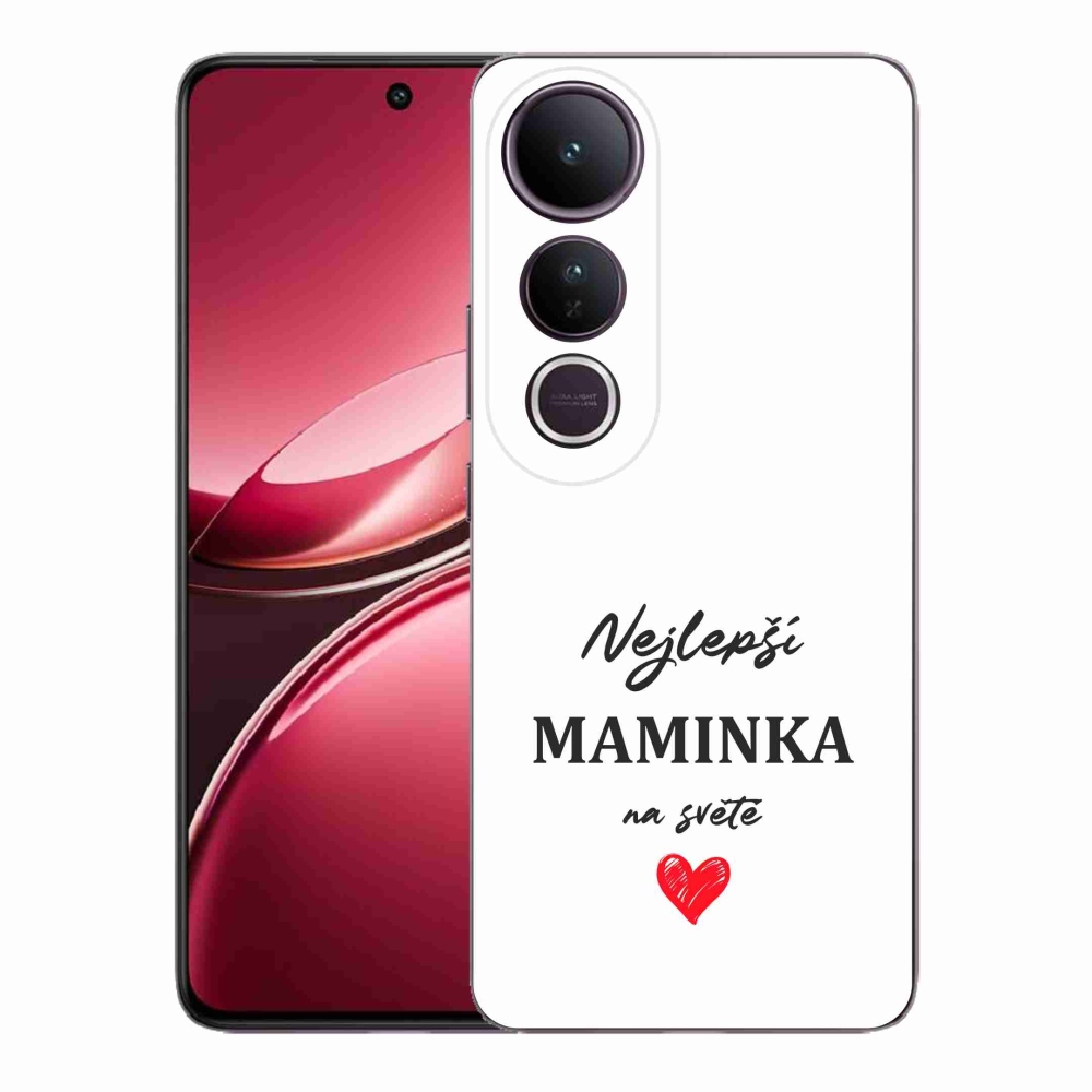 Gél borító mmCase a Vivo V50 Lite 4G/5G - legjobb anya 1 fehér háttérrel