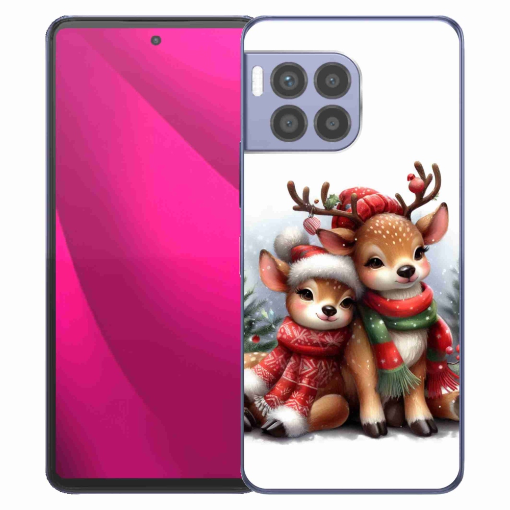Zselés borítás mmCase a T-Mobile T Phone 2 Pro készülékhez - Karácsonyi rénszarvas