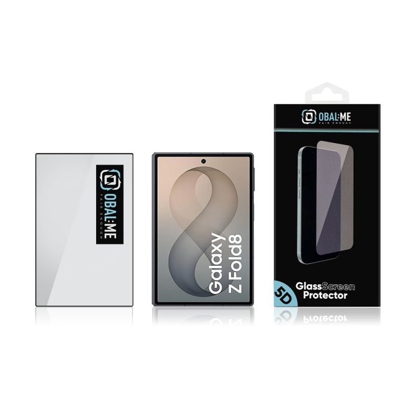 TOK: ME 5D edzett üveg a Samsung Galaxy Z Fold 8-hoz, fekete