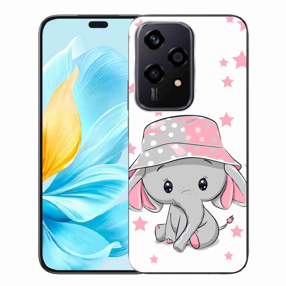 Zselés borítás mmCase a Honor 200 Lite 5G készülékhez - rózsaszín elefánt