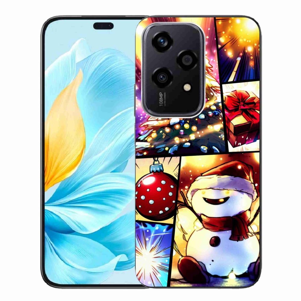 Zselés borító mmCase a Honor 200 Lite 5G készülékhez - Karácsonyi motívumok 1