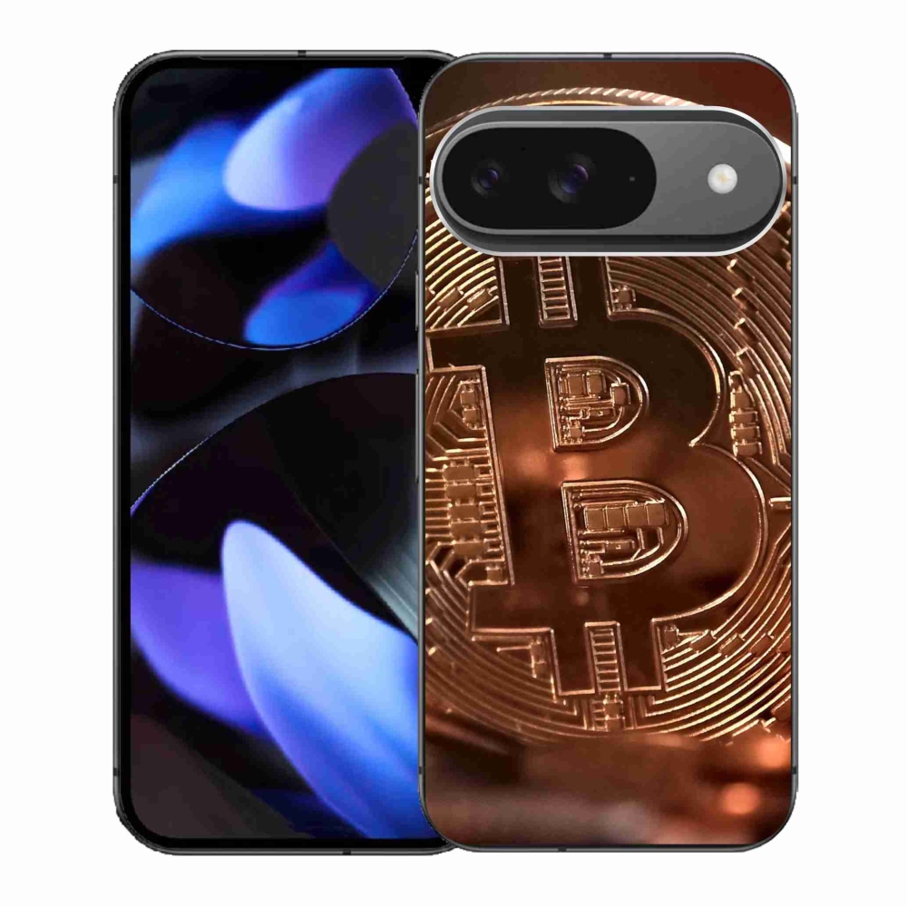 Gél borítás mmCase a Google Pixel 9/9 Pro számára - bitcoin
