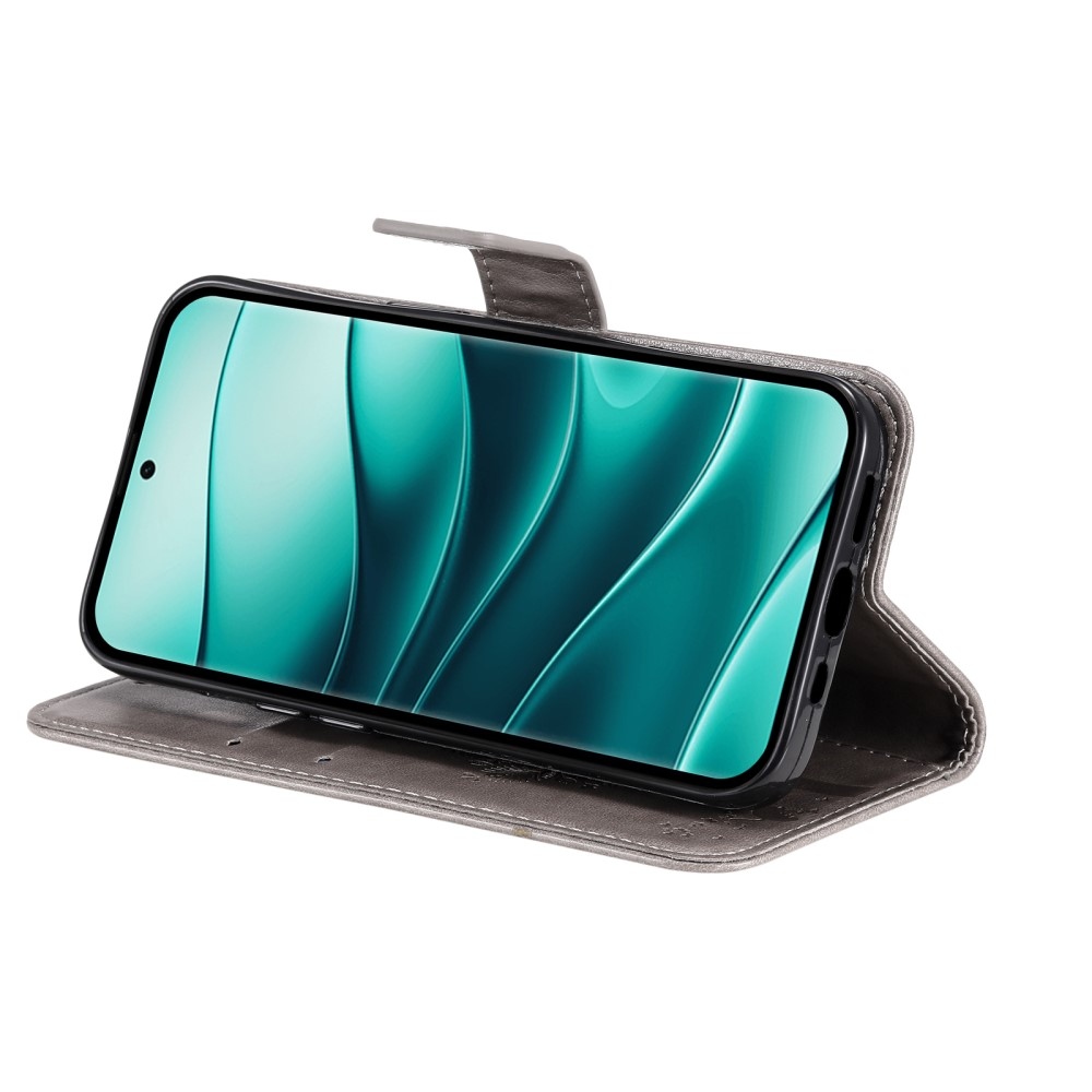 Fák könyve tok Xiaomi Redmi Note 14 Pro 5G/Poco X7 5G/Note 14 Pro+ 5G - szürke