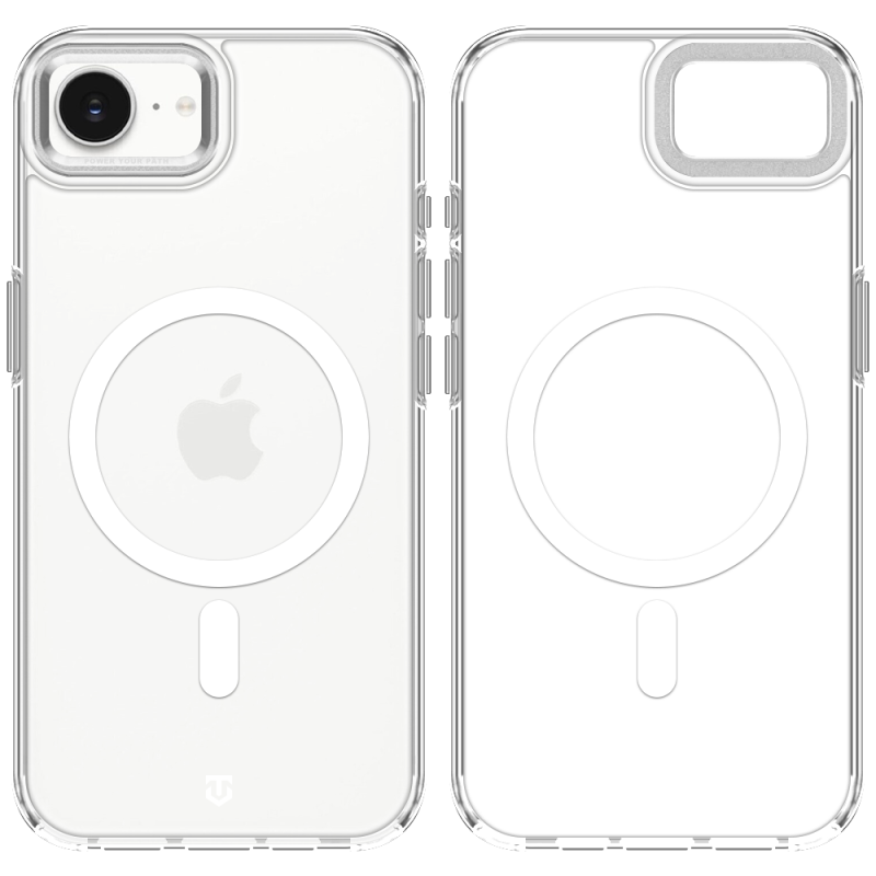 Tactical MagForce 2.0 tok az Apple iPhone 16e/17e-hez, ezüst színben