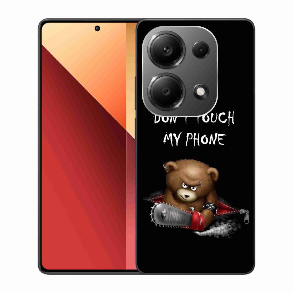 Zselés borítás mmCase a Xiaomi Redmi Note 13 Pro 4G/Poco M6 Pro - ne érintse meg a telefont