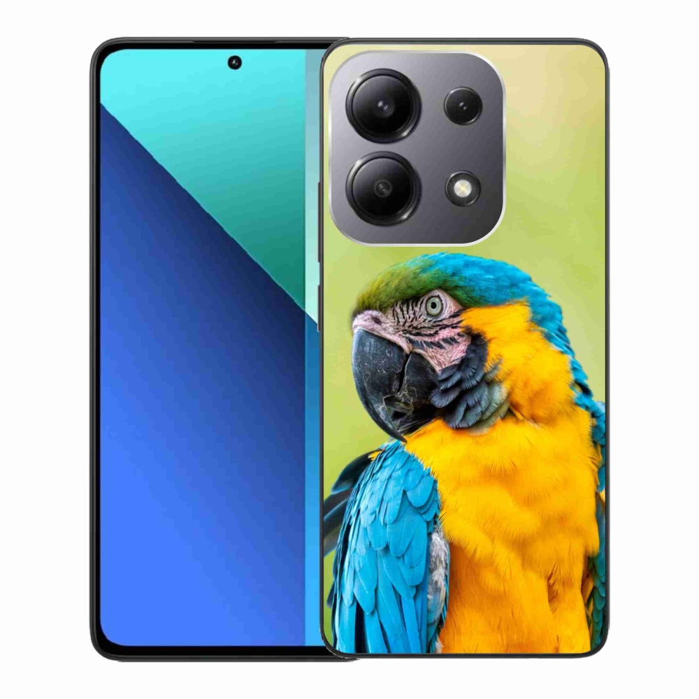 Gél tok mmCase a Xiaomi Redmi Note 13-hoz - papagáj ara 2