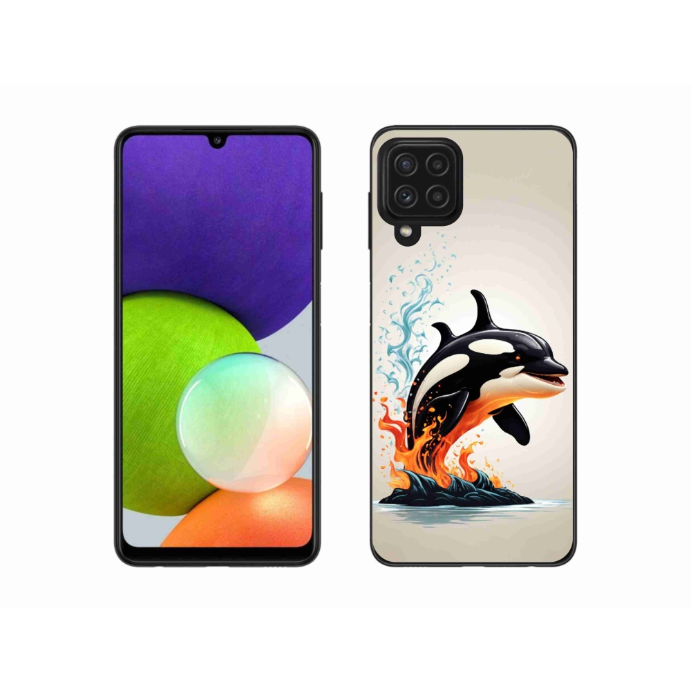 Gél borítás mmCase Samsung Galaxy A22 4G - írisz