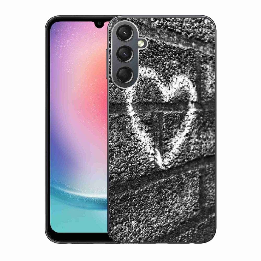 Gél borítás mmCase Samsung Galaxy A24 készülékhez - szív a falon