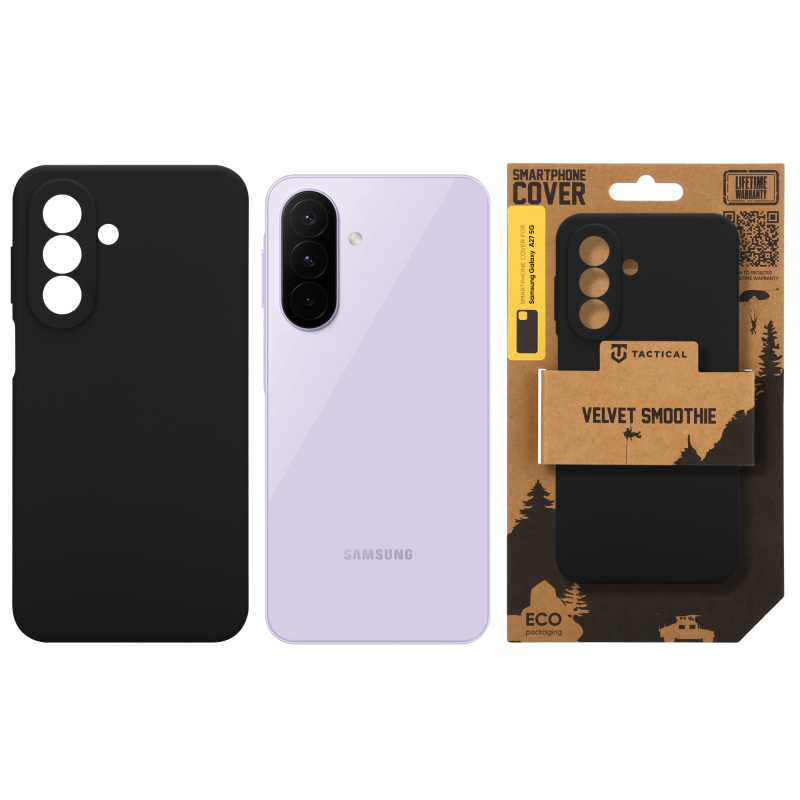 Taktikai bársony Smoothie borító Samsung Galaxy A27 5G Aszfalthoz