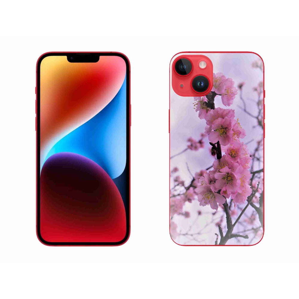 Gél borítás mmCase iPhone 14 Plus készülékhez - virágok 7