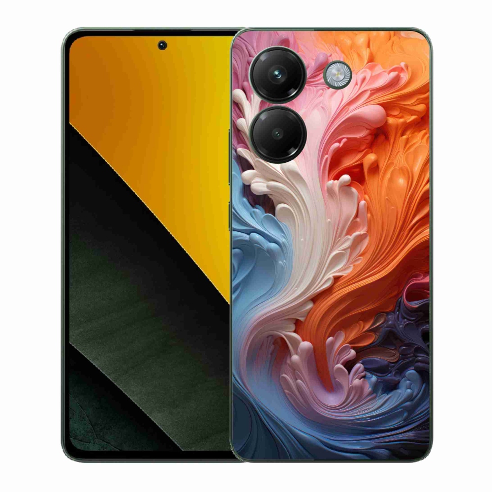 Gél borítás mmCase a Xiaomi Poco M7 Pro 5G számára - absztrakt motívum 8
