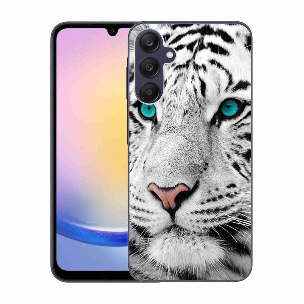 Zselés borítás mmCase Samsung Galaxy A25 5G - fehér tigris