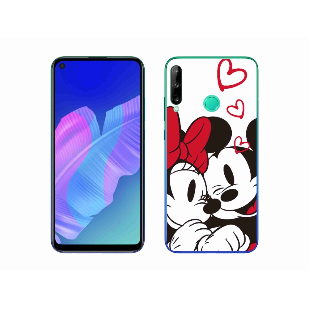 Gél borítás mmCase a Huawei P40 Lite E - minnie és mickey számára