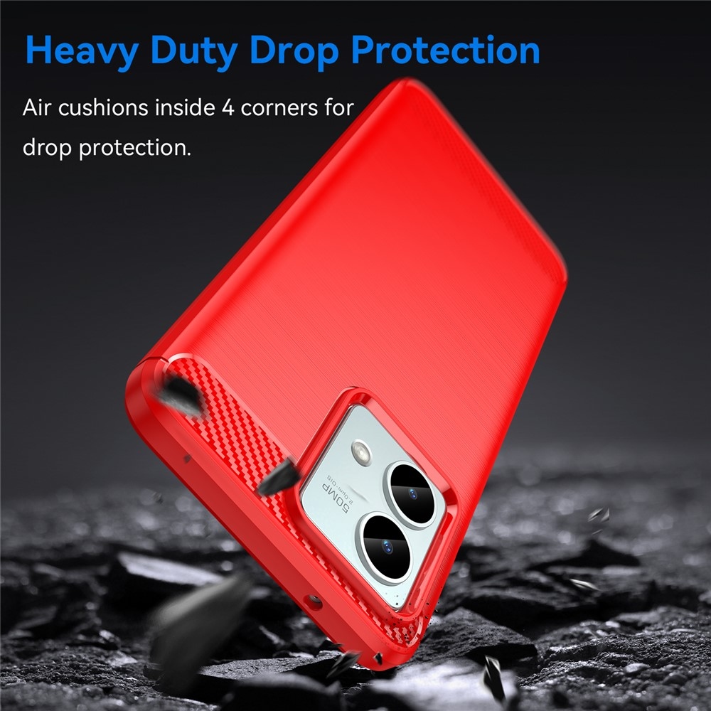 Szénálló zselés tok Motorola Moto G84 5G - piros