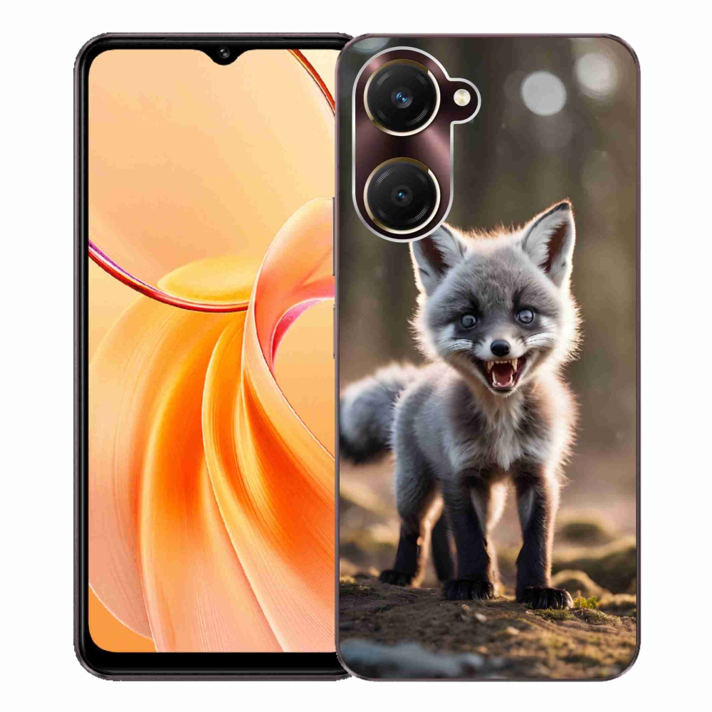 Gél borítás mmCase a Vivo Y28s 5G-hez - angry fox