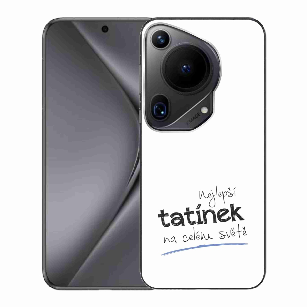 Gél borító mmCase a Huawei Pura 70 Ultra - legjobb apuci 4 fehér háttérrel