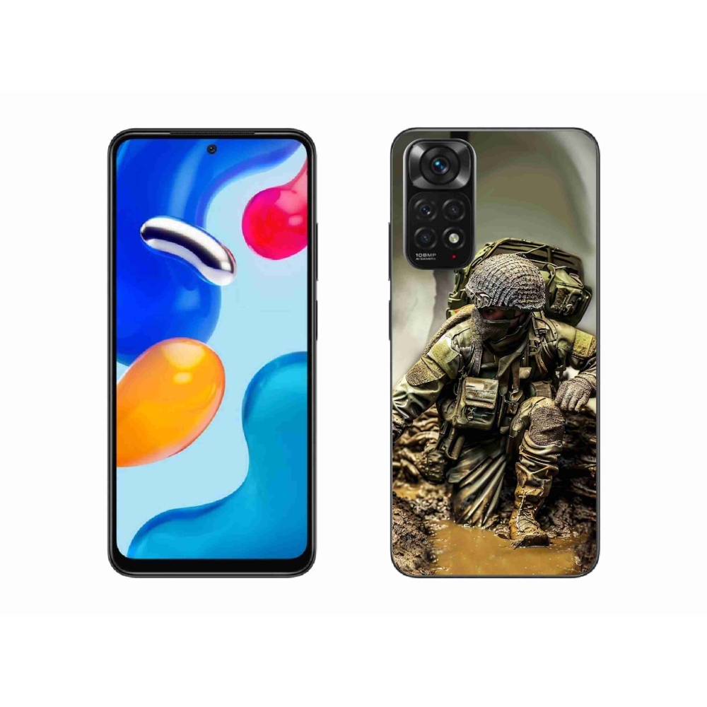 Gél borítás mmCase a Xiaomi Redmi Note 11S 4G - katonás