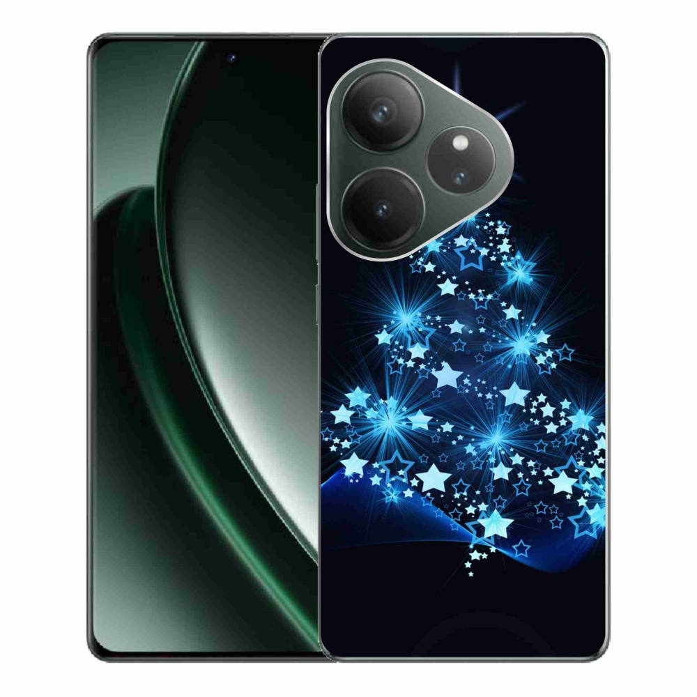 Gél borítás mmCase a Realme GT 6 5G/GT 6T 5G számára - karácsonyfa