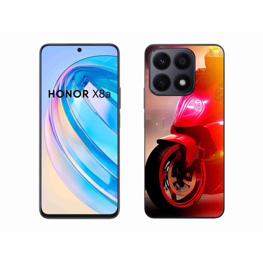 Zselés borítás mmCase a Honor X8a számára - motorkerékpár