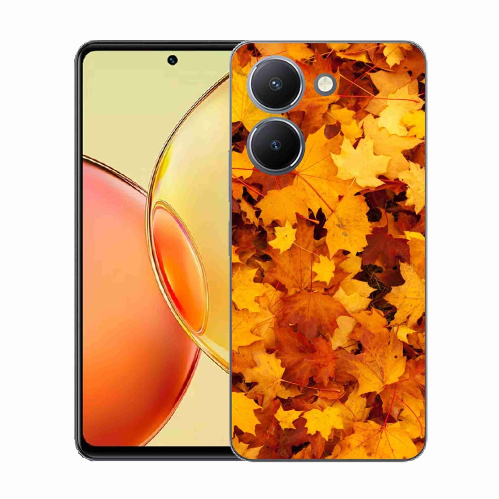 Zselés borítás mmCase a Vivo Y36-hoz - juharlevelek