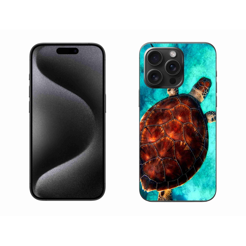 Zselés borítás mmCase iPhone 15 Pro Max készülékhez - teknősbéka