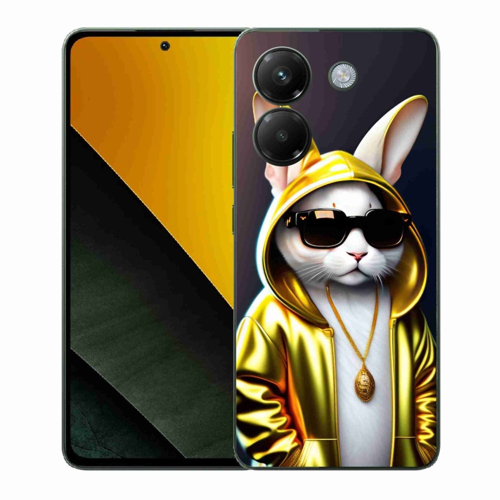 Gél borítás mmCase a Xiaomi Poco M7 Pro 5G számára - cat boss