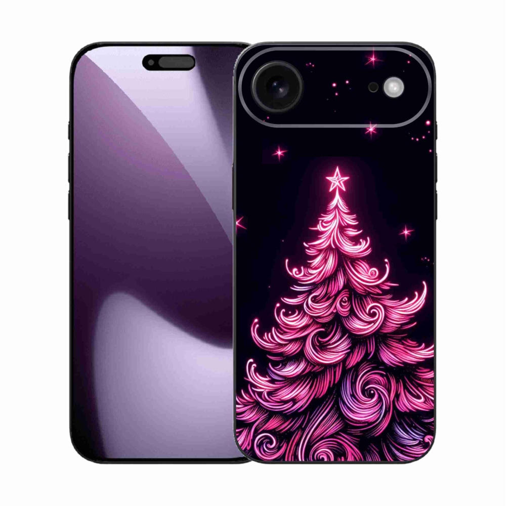 Gél borítás mmCase iPhone 17 Air készülékhez - neon karácsonyfa 2