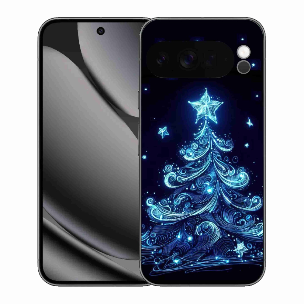 Gél borítás mmCase a Google Pixel 10 Pro XL-hez - neon karácsonyfa 4