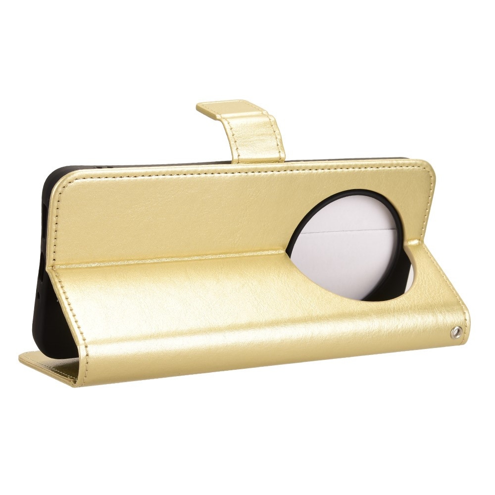 Őrült könyv tok Xiaomi Redmi 14C/Poco C75-hez - arany színben