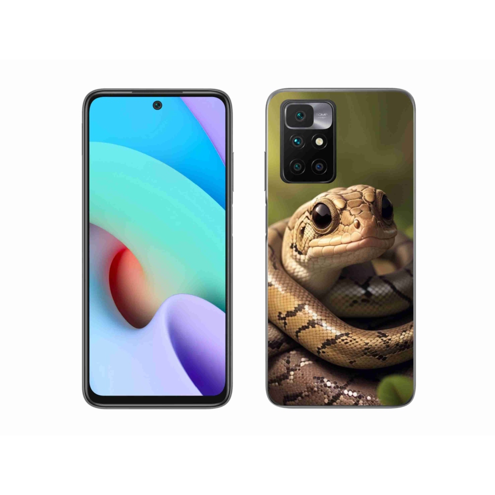 Zselés borítás mmCase a Xiaomi Redmi 10/Redmi 10 (2022) - kígyó 1