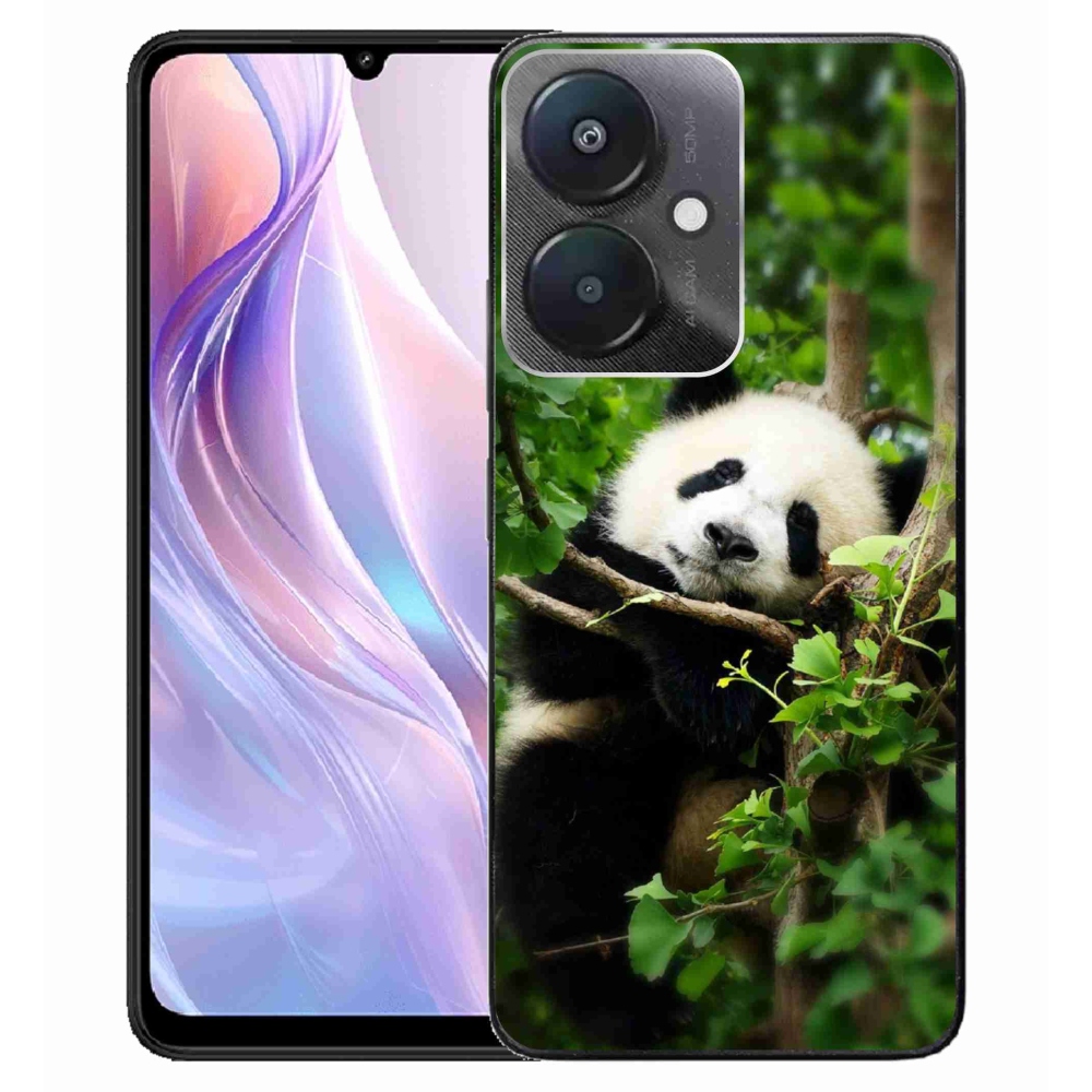 Gél borítás mmCase a Xiaomi Redmi 13C 5G számára - panda